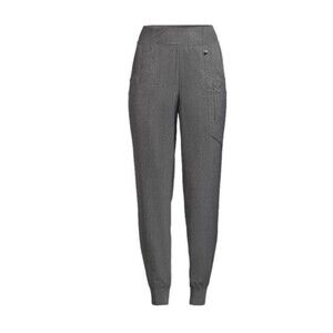 ClimateRight by Cuddl Duds Women's Plus Scrub 7 Pocket Joggers- 2XL- Grey